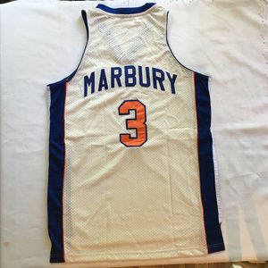 Y2K Stephon Marbury Starbury Jersey Cream Blue Orange New Old Stock With Tags